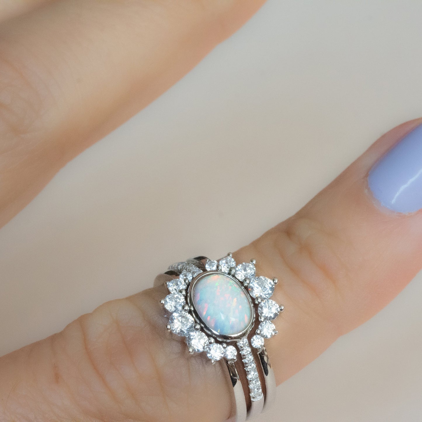 3 Set Opal Ring