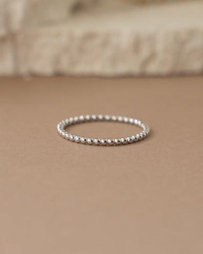 Plain Beaded Ring