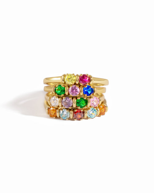 Custom Birthstone Ring