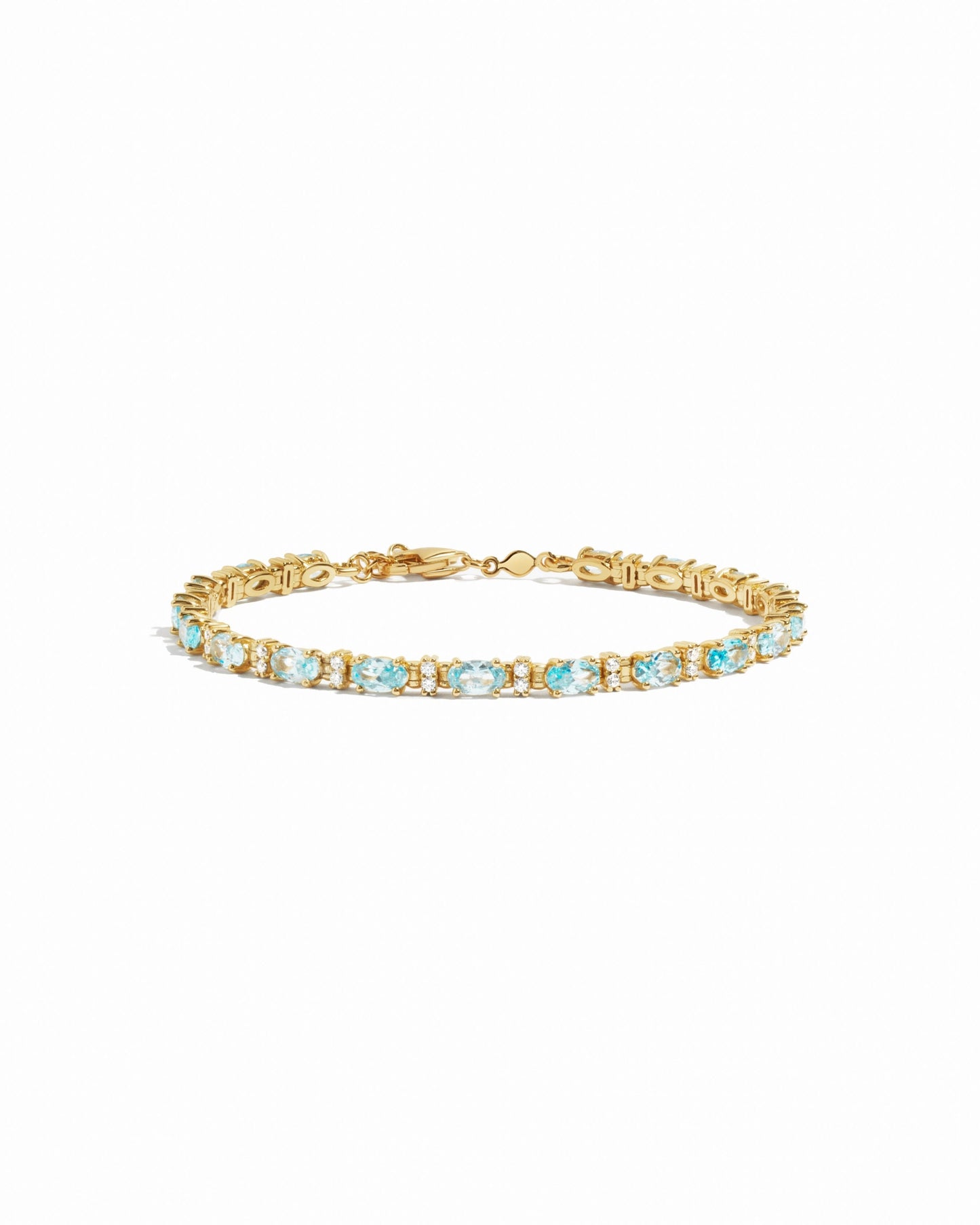 Aquamarine Tennis Bracelet