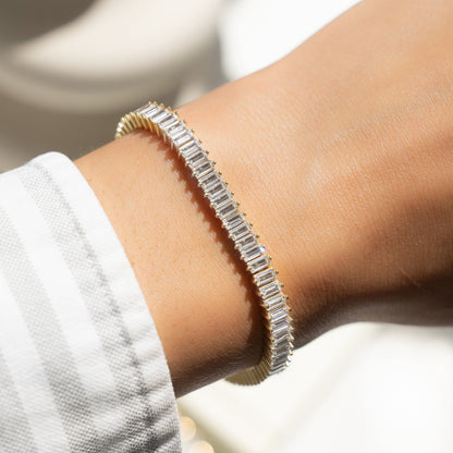 Julie Baguette Tennis Bracelet