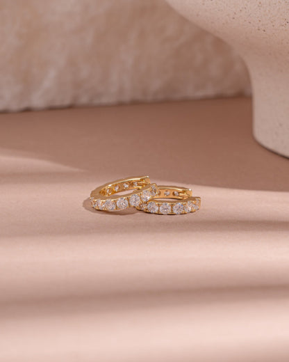 Studded Hoop Earrings