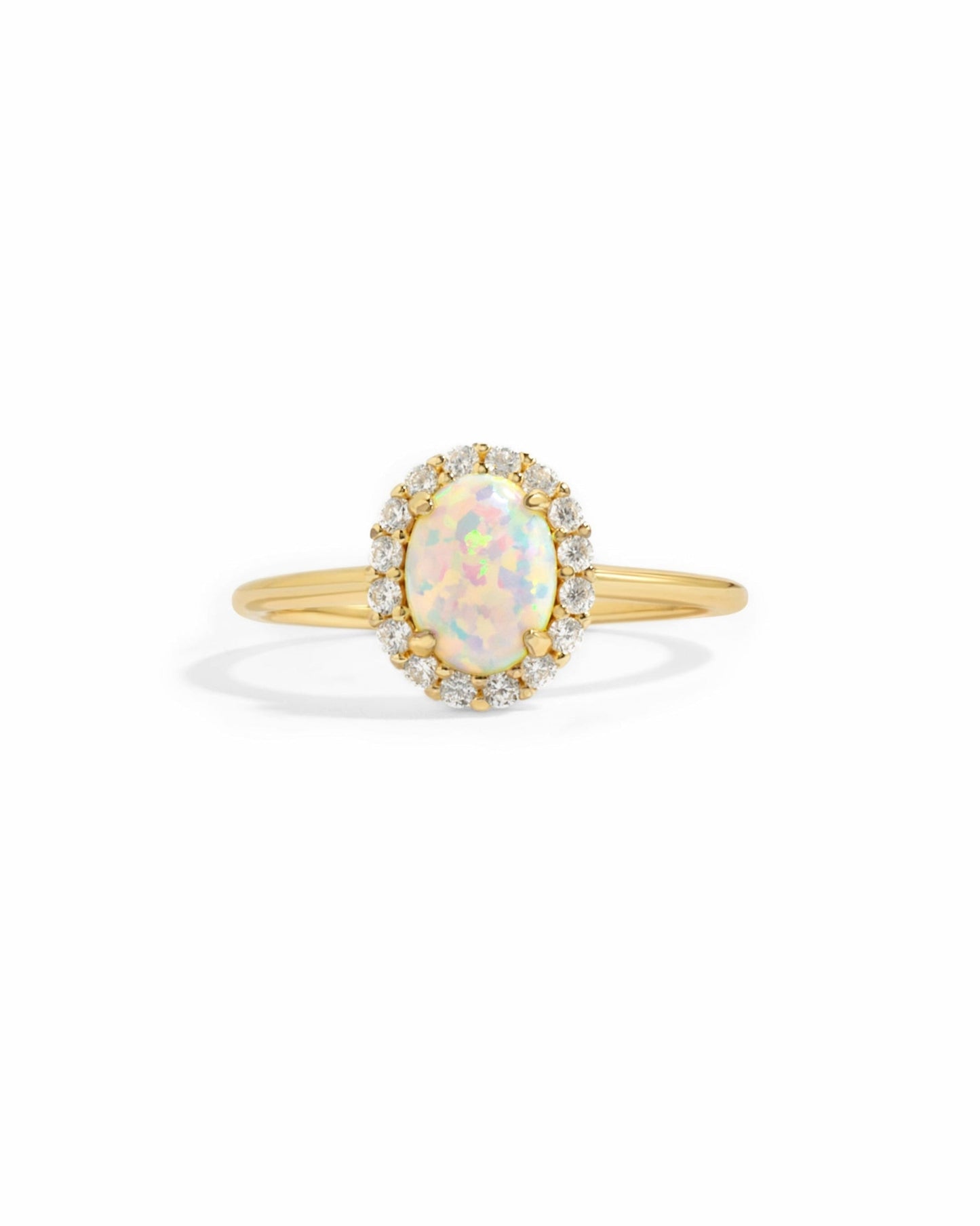 Oval Opal Ring