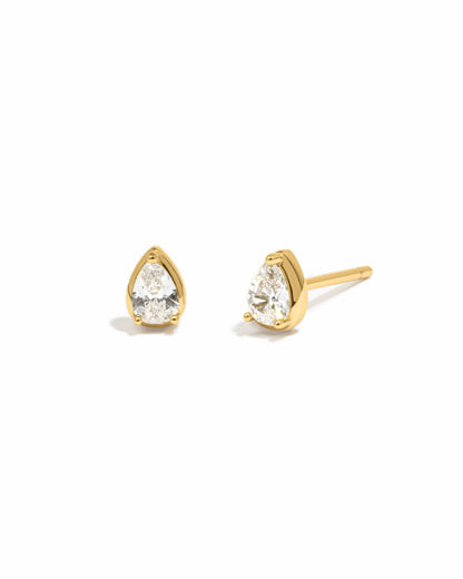 Tiny Pear Studs