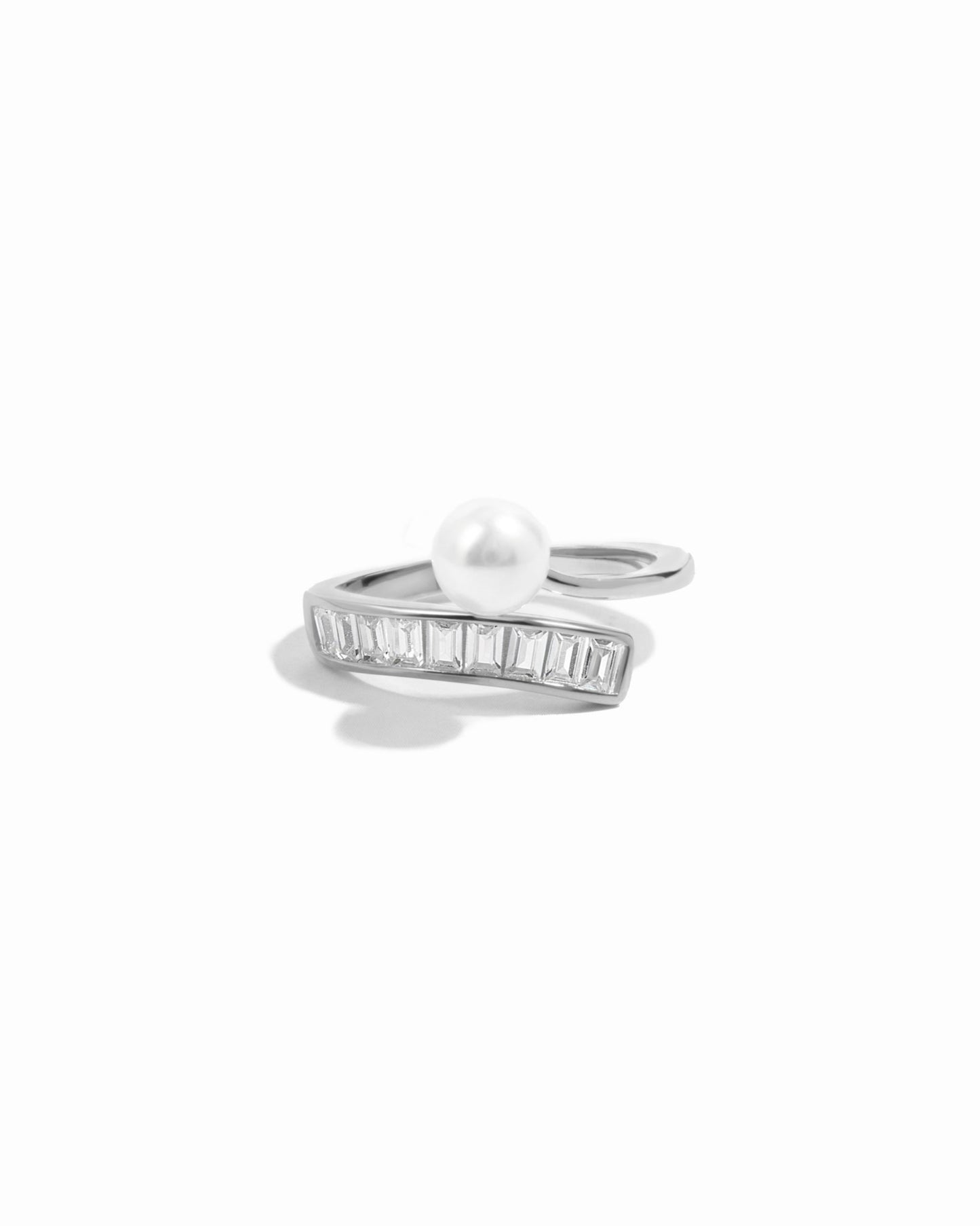 Pearl Baguette Ring