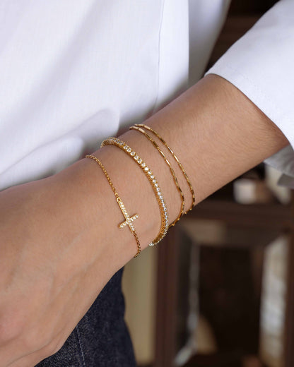 Chain Link Bracelet Set