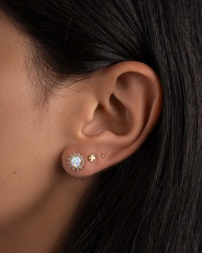 Lora Opal Stud Earrings
