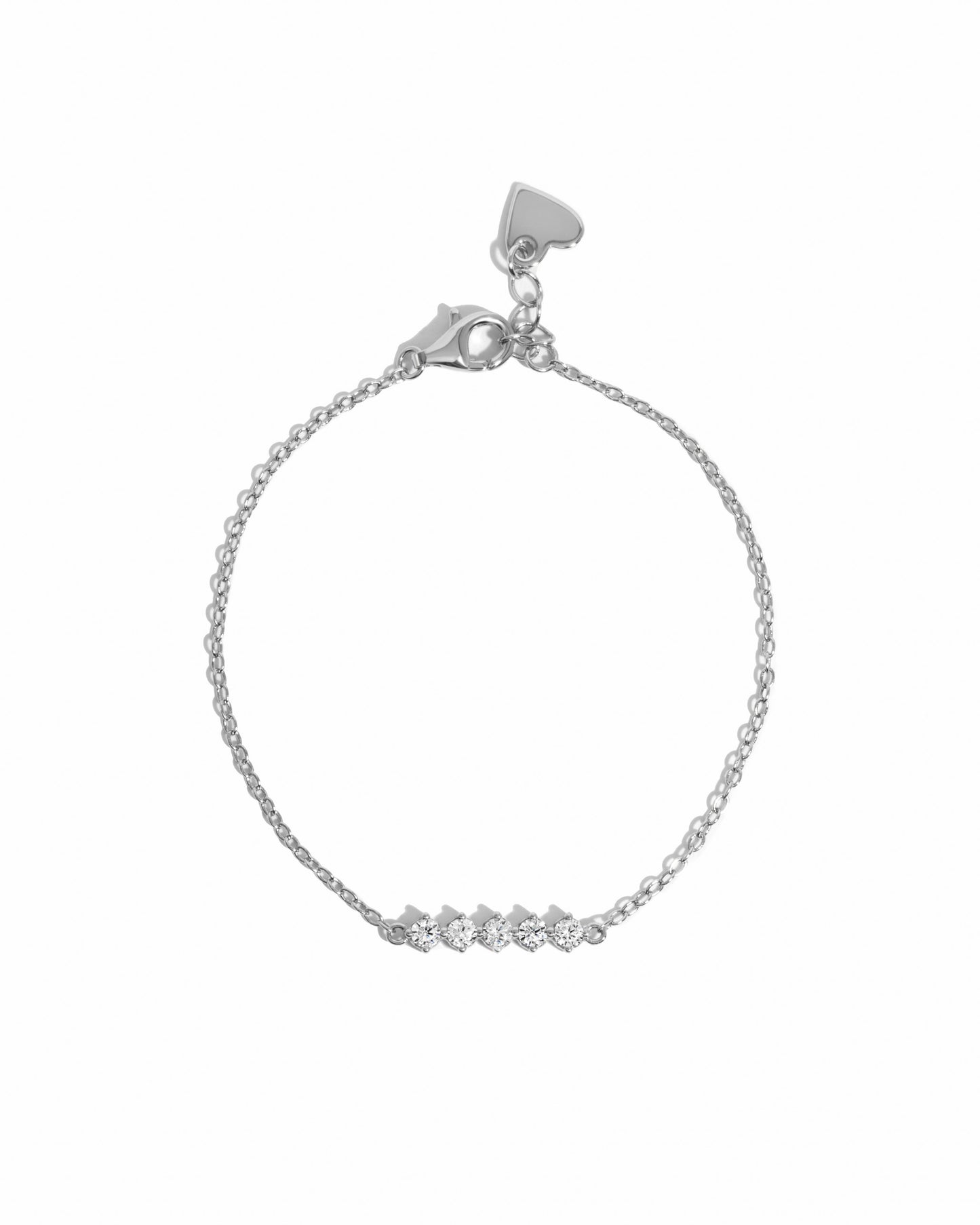 5 Stone Diamond Bracelet