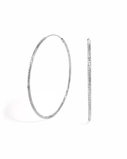 53mm Diamond Cut Hoops