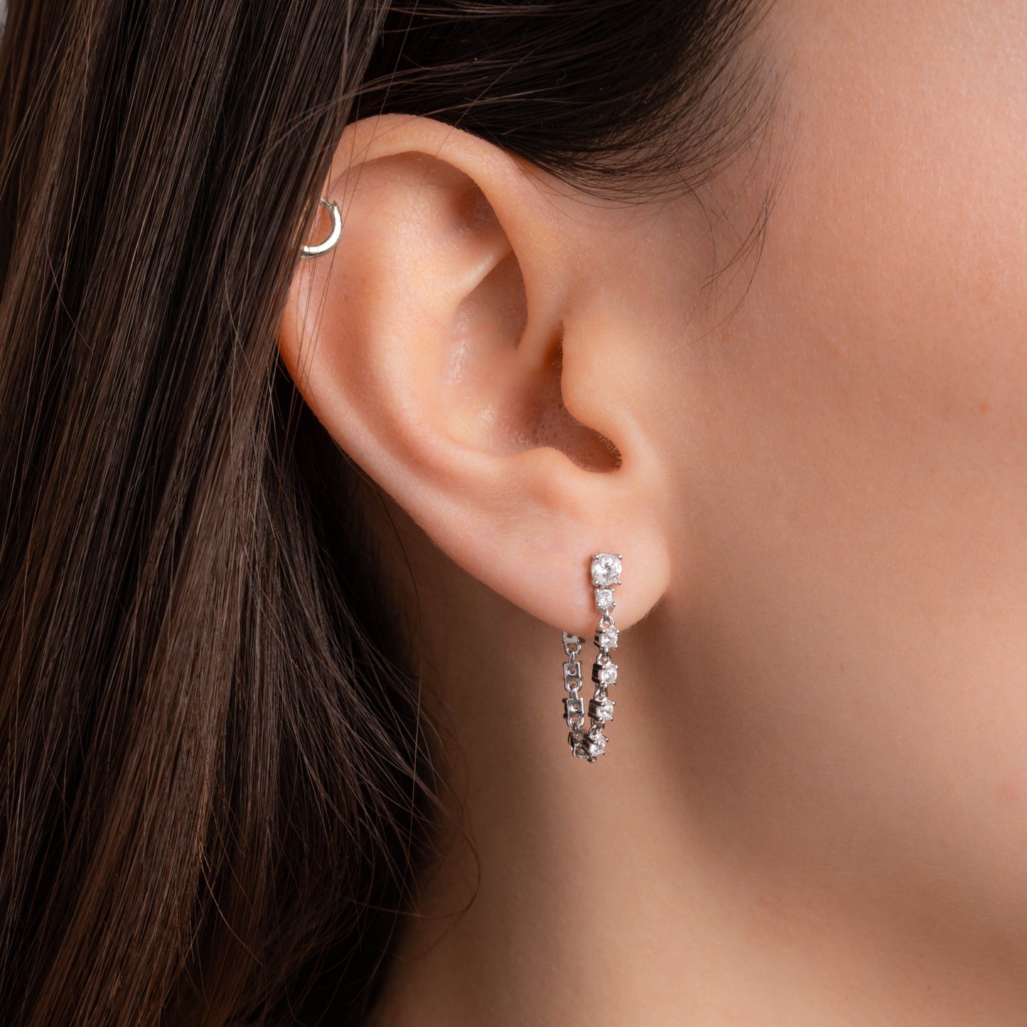 Tennis Chain Link Studs
