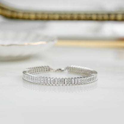 Julie Baguette Tennis Bracelet