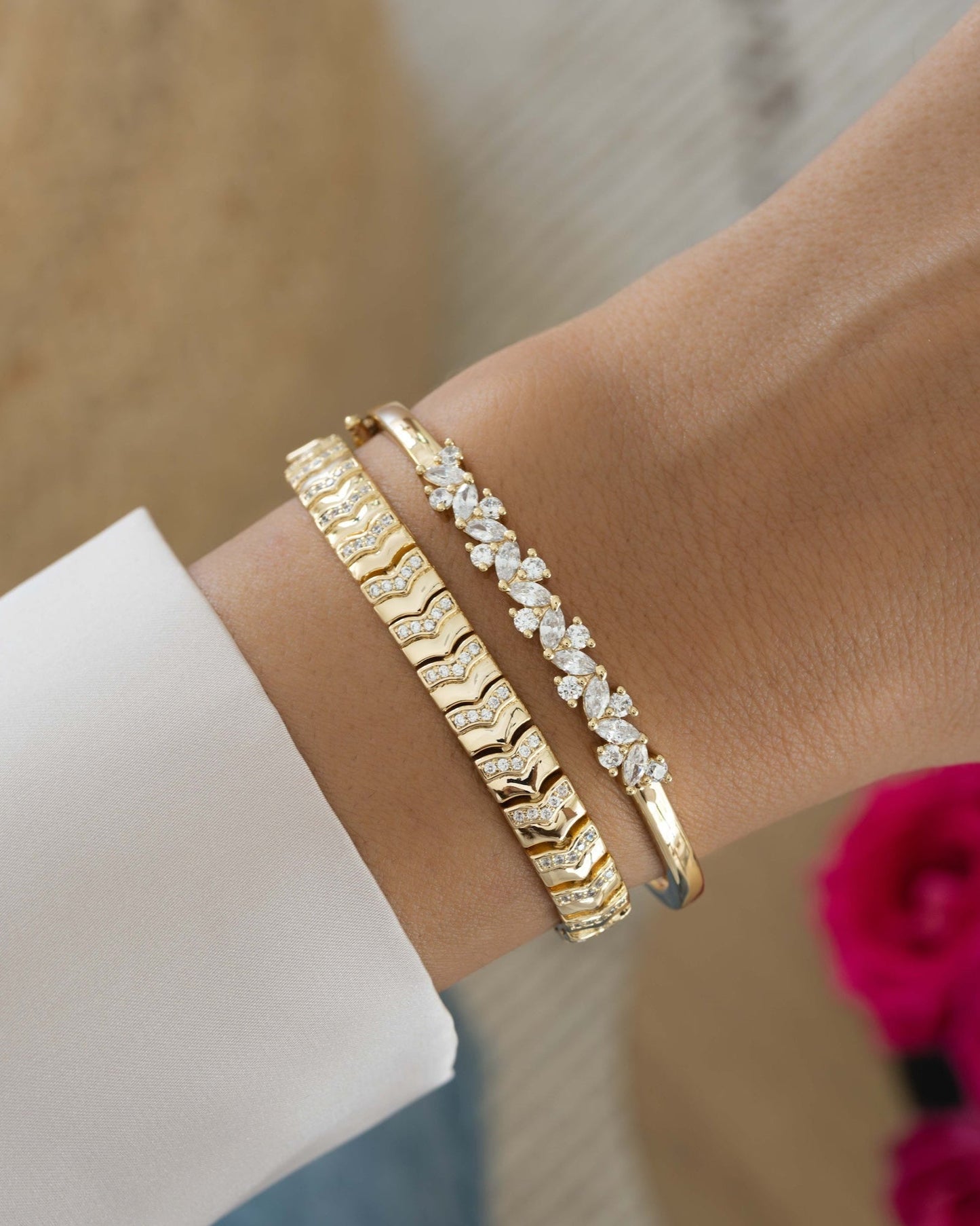 Multi-Stone Bangle