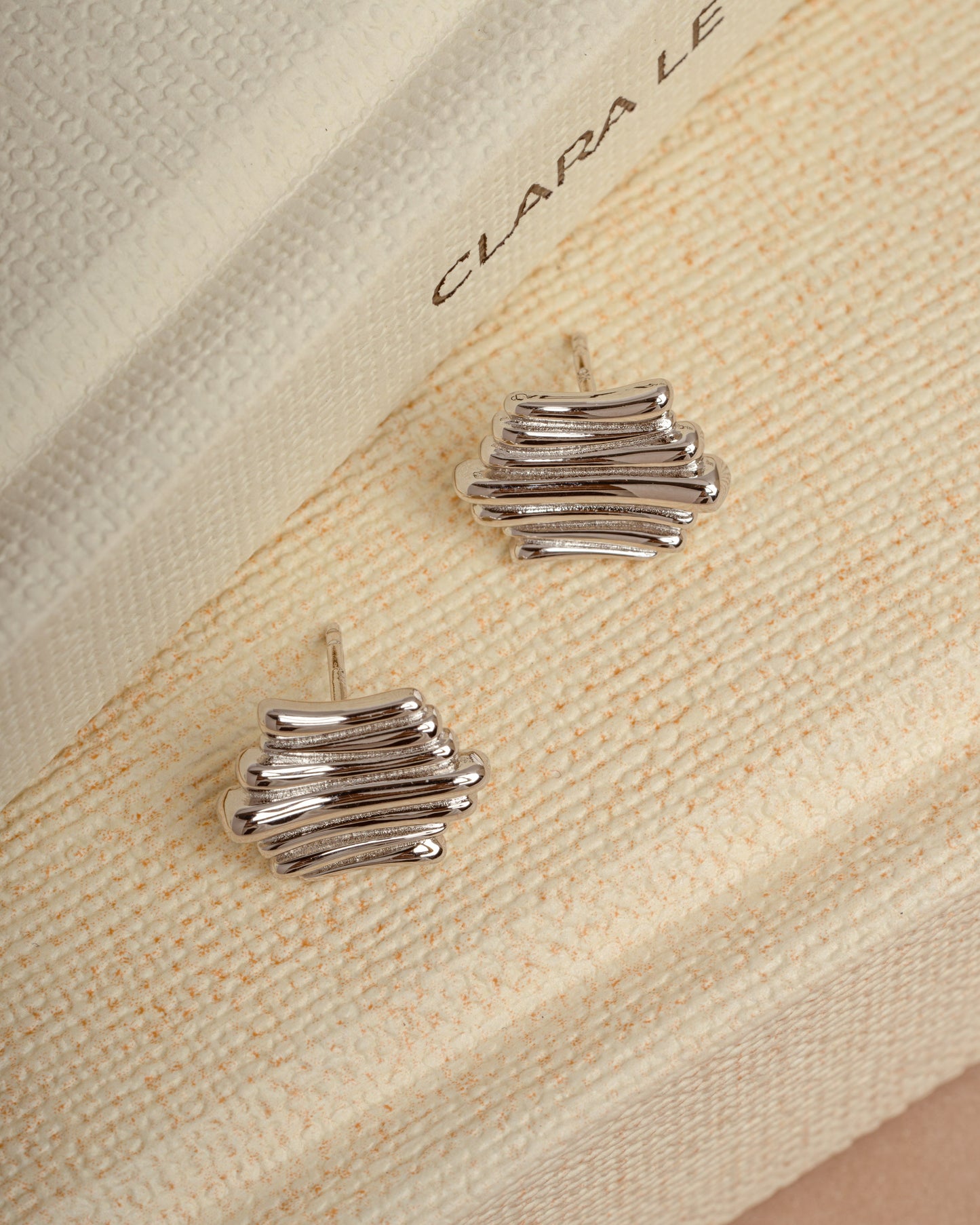 Scribble Stud Earrings