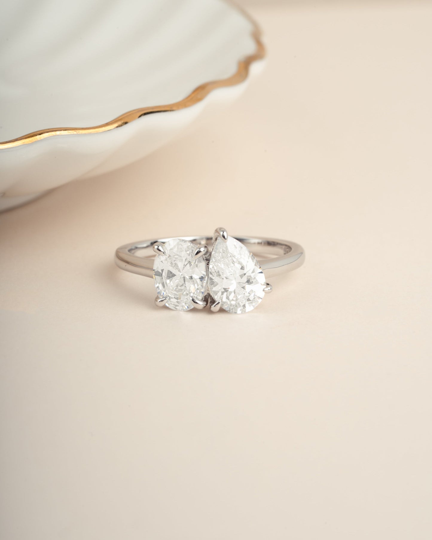 Oval Toi Et Moi Ring