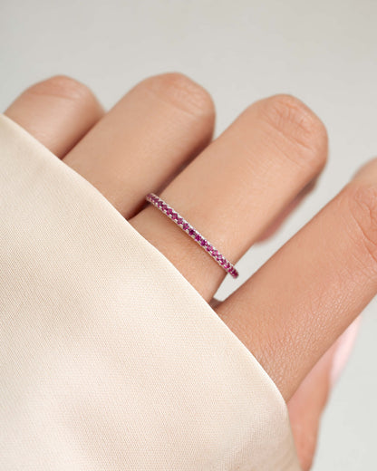 Ruby Eternity Ring