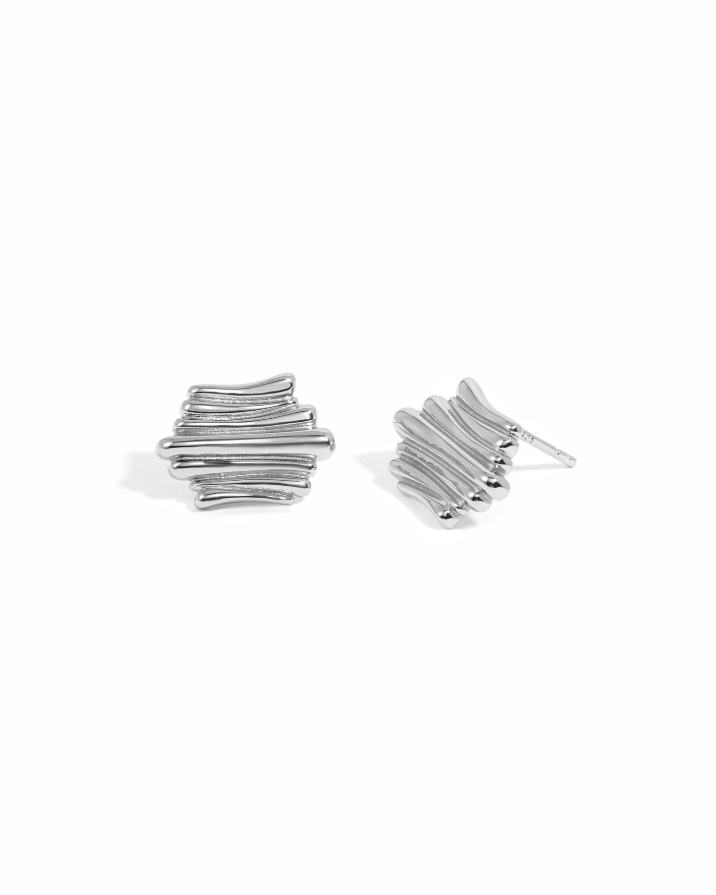 Scribble Stud Earrings