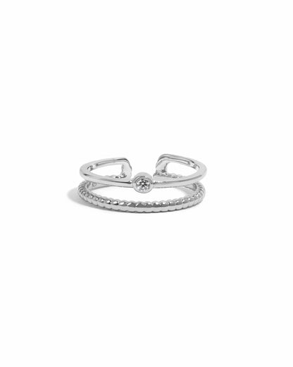 Bezel Toe Ring