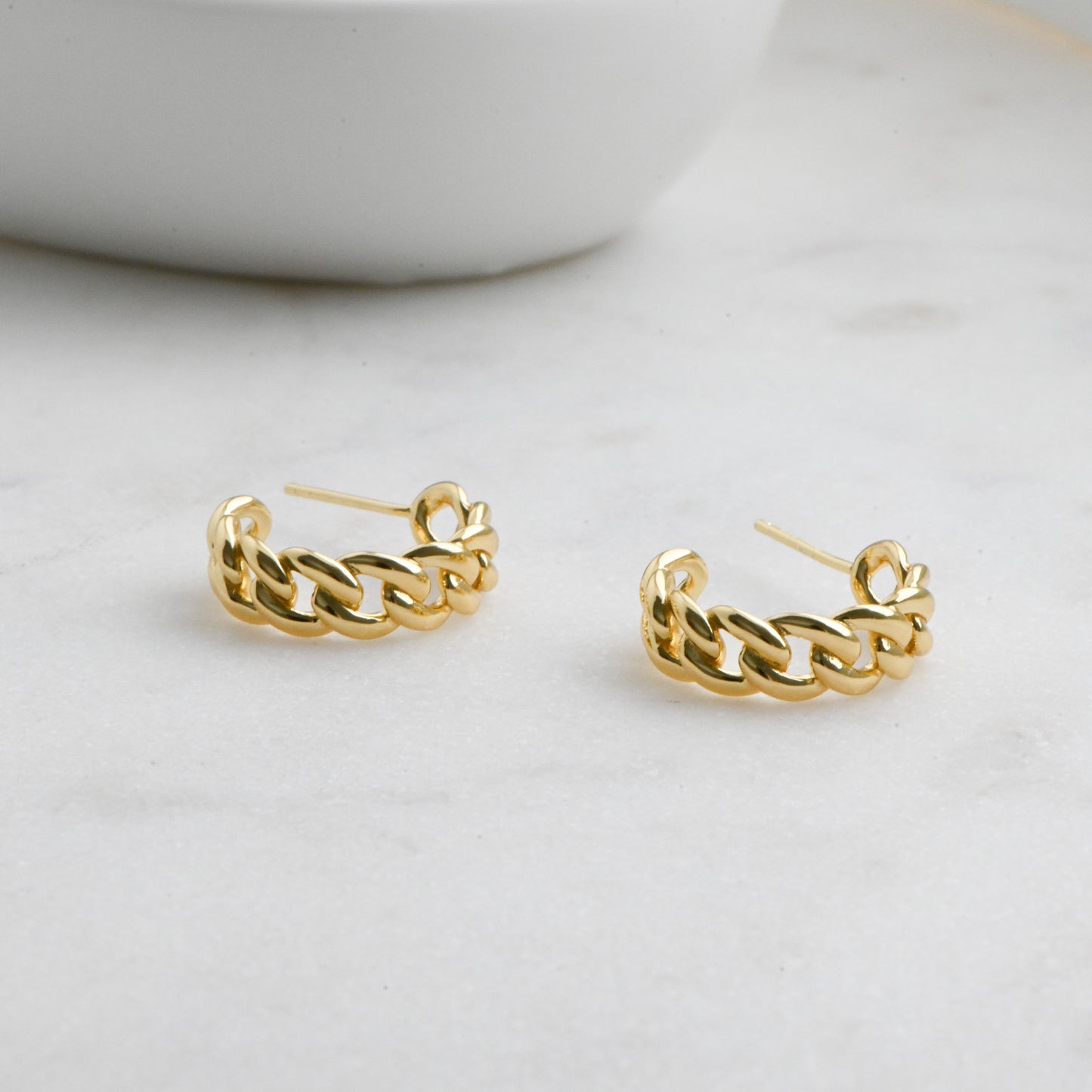 Small Chain Hoops