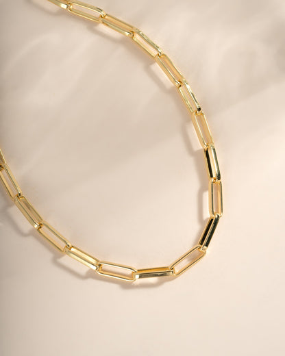 Square Paperclip Necklace