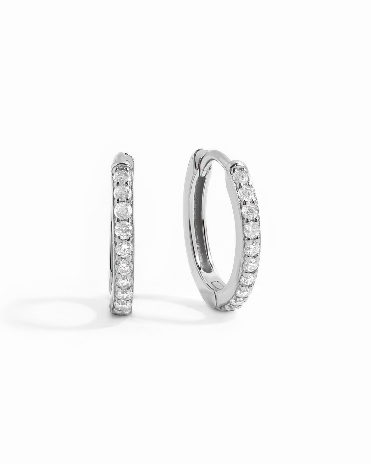 13mm Diamond Huggies (Multiple Sizes Available)