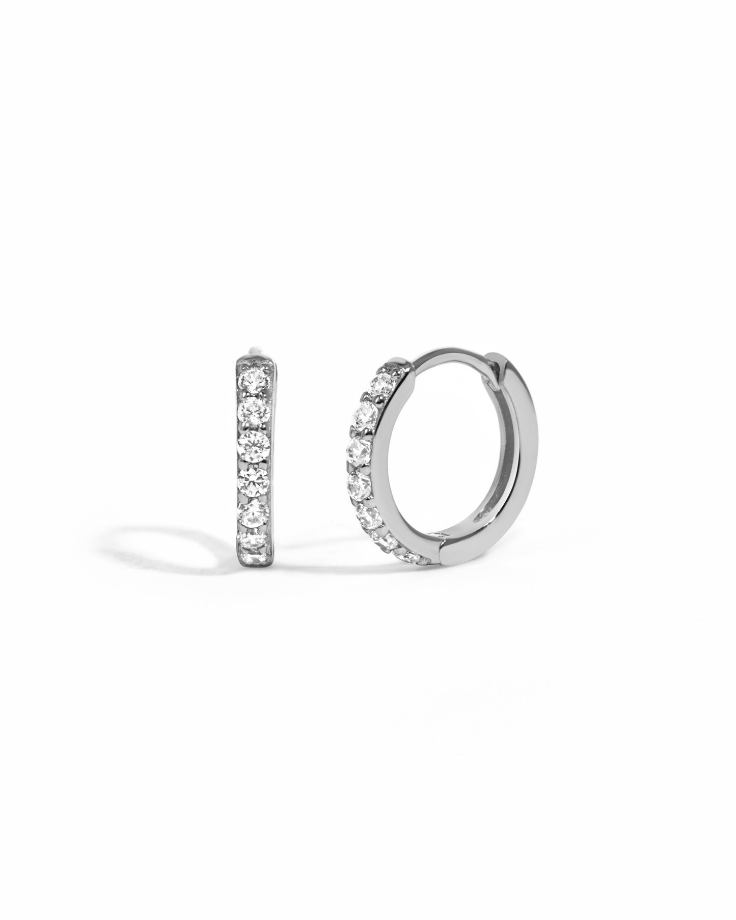 8mm Diamond Huggies (Multiple Sizes Available)