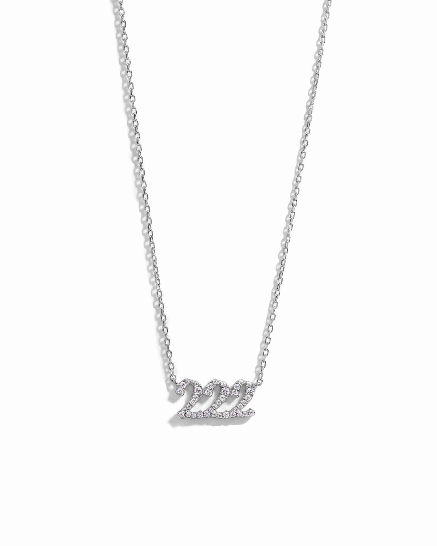Studded 222 Necklace