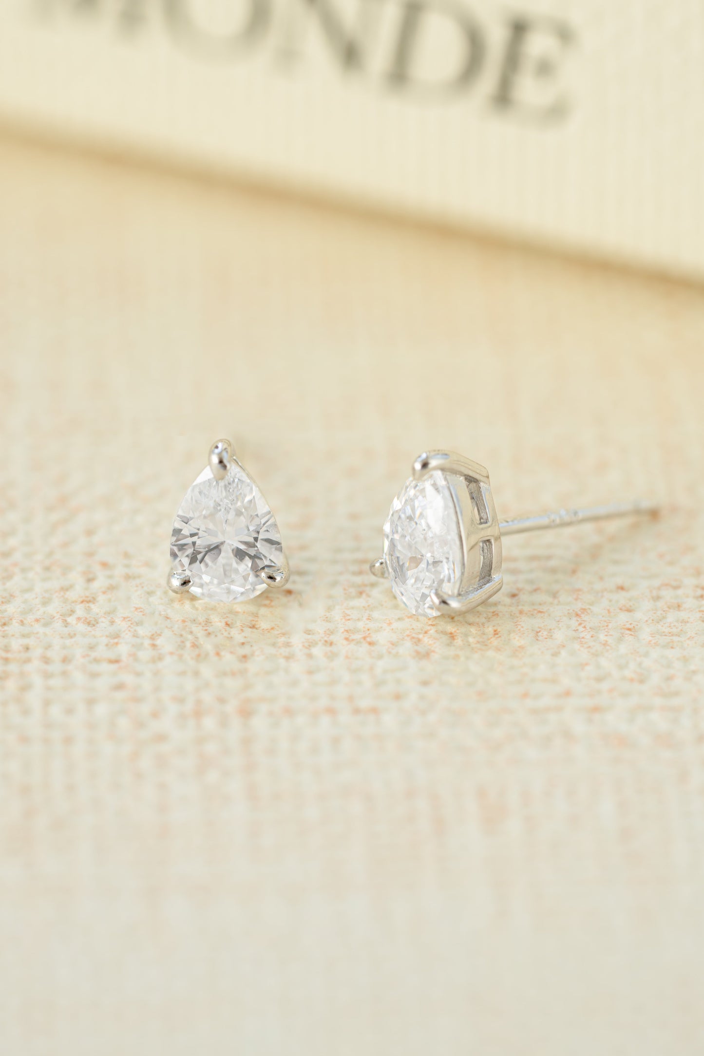 5x7mm Pear Studs