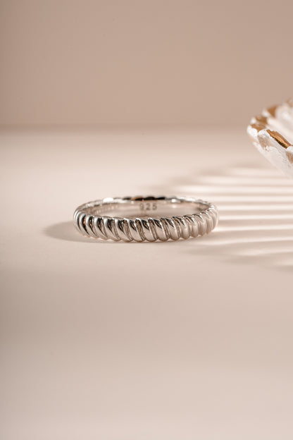 Textured Stacking Ring