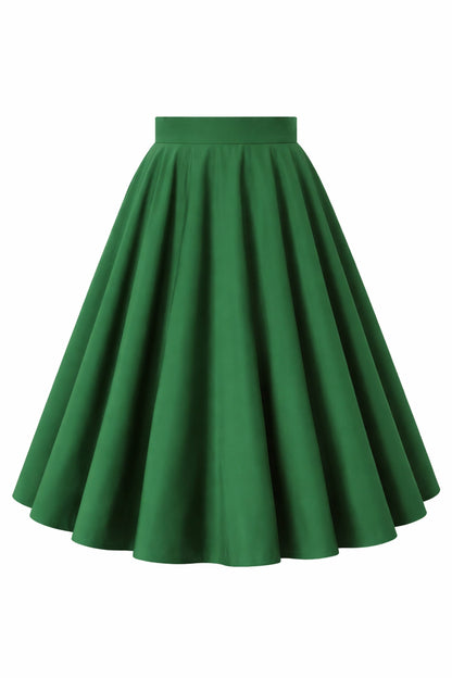 Maisie Green Full Circle Midi Skirt