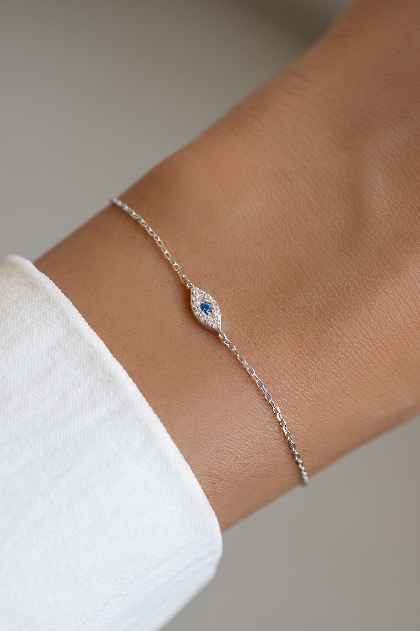 Tiny Evil Eye Bracelet