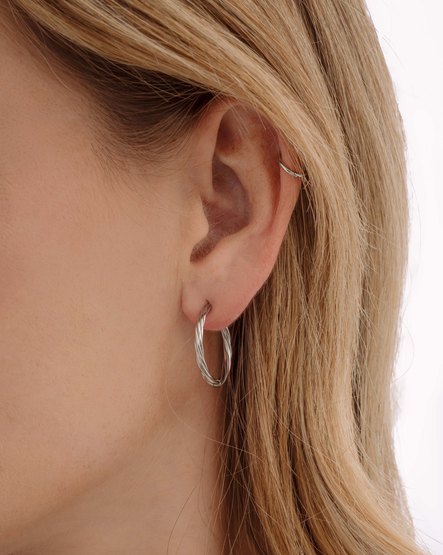 Ava Twisted Hoops